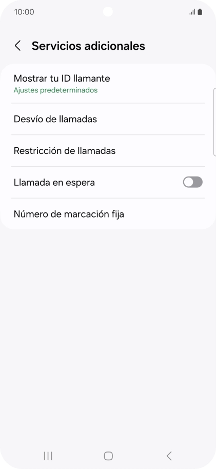 Pulsa el indicador junto a 