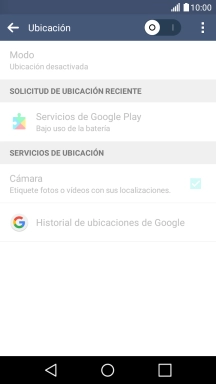 Pulsa el indicador junto a 