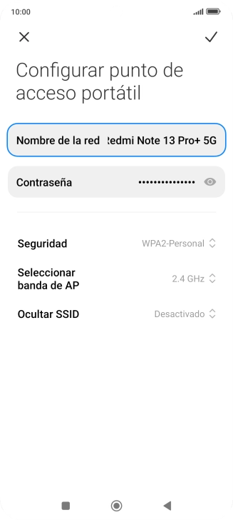 Pulsa Seguridad.