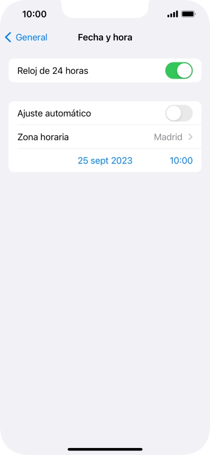 Pulsa el indicador junto a 