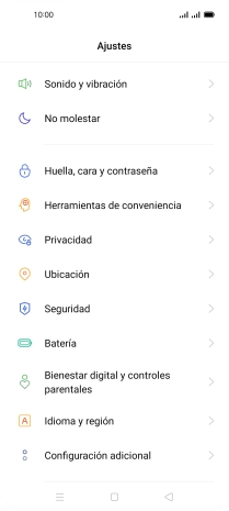 Pulsa Sonido y vibración.