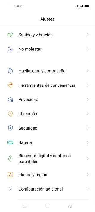 Pulsa Sonido y vibración.