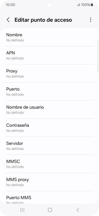 Pulsa Nombre.
