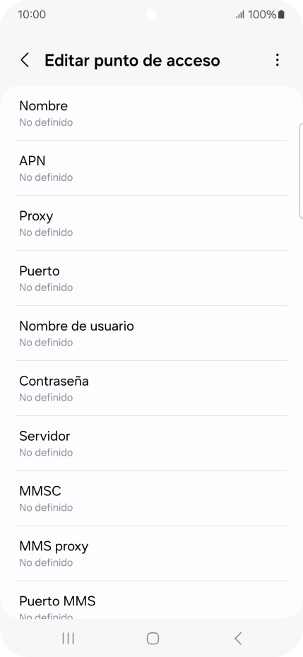Pulsa Nombre.