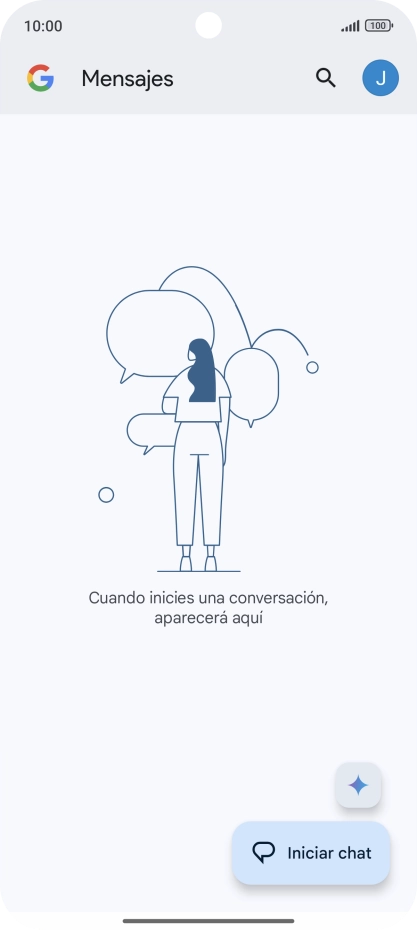 Pulsa el icono de perfil.