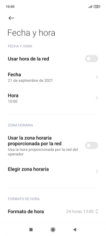 Pulsa el indicador junto a 