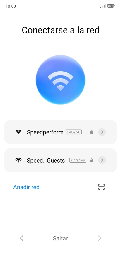 Pulsa la red wifi deseada.