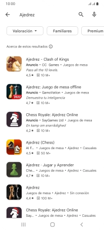 Pulsa la app deseada.