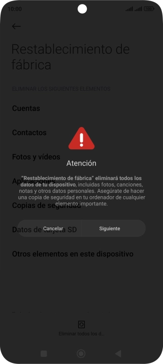 Pulsa Siguiente.