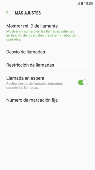 Pulsa Desvío de llamadas.
