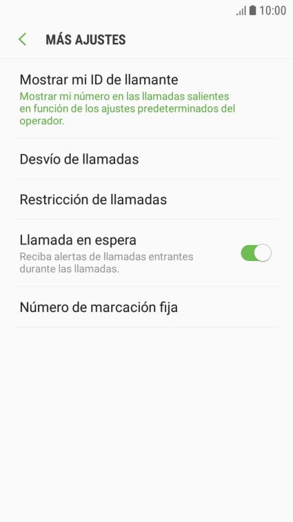 Pulsa Desvío de llamadas.