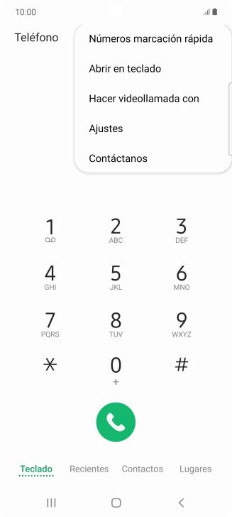 Pulsa Ajustes.