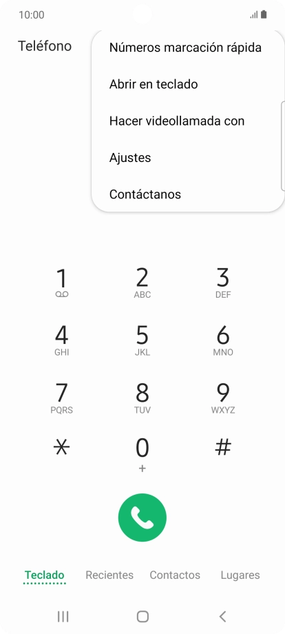 Pulsa Ajustes.