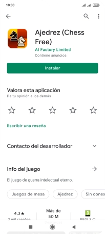 Pulsa la tecla de inicio para terminar y regresar a la pantalla de inicio.