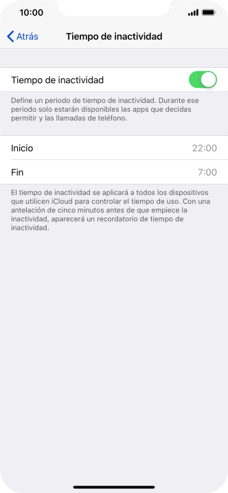 Pulsa la flecha hacia la izquierda.