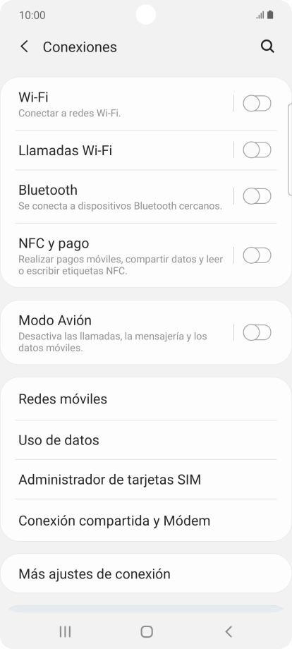 Pulsa Bluetooth.