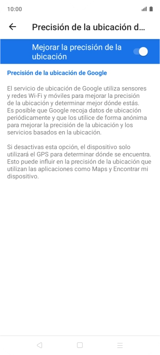 Si pulsas el indicador junto a 