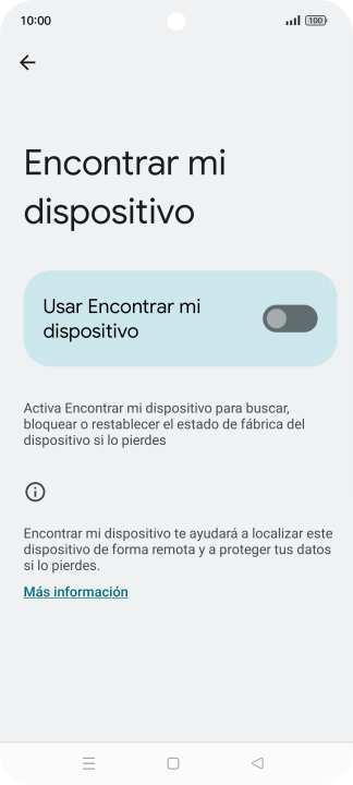 Pulsa el indicador junto a 
