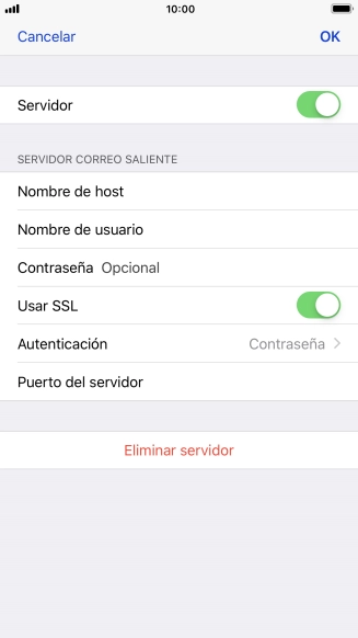 Pulsa el indicador junto a 