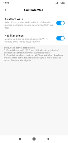 Pulsa el indicador junto a 