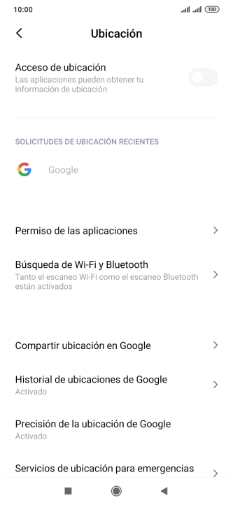 Pulsa el indicador junto a 