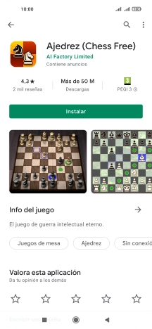 Pulsa Instalar y sigue las indicaciones de la pantalla para instalar la app.
