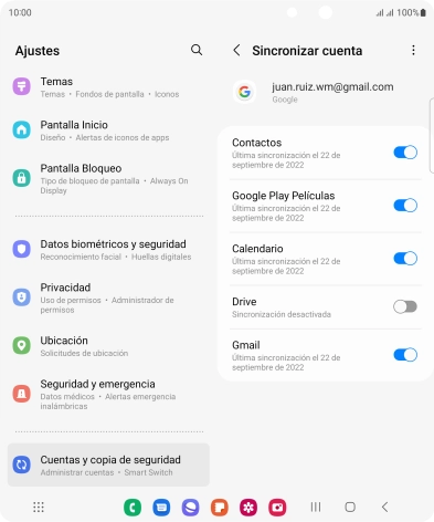 Pulsa la tecla de inicio para terminar y regresar a la pantalla de inicio.