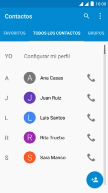 Pulsa el icono de menú.
