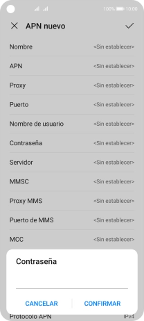 Introduce wap125 y pulsa CONFIRMAR.