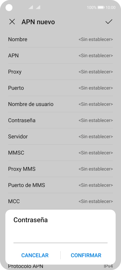 Introduce wap125 y pulsa CONFIRMAR.