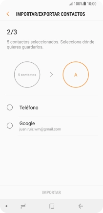 Pulsa Teléfono.