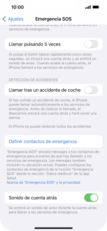 Pulsa el indicador junto a 