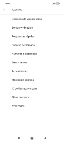 Pulsa Buzón de voz.