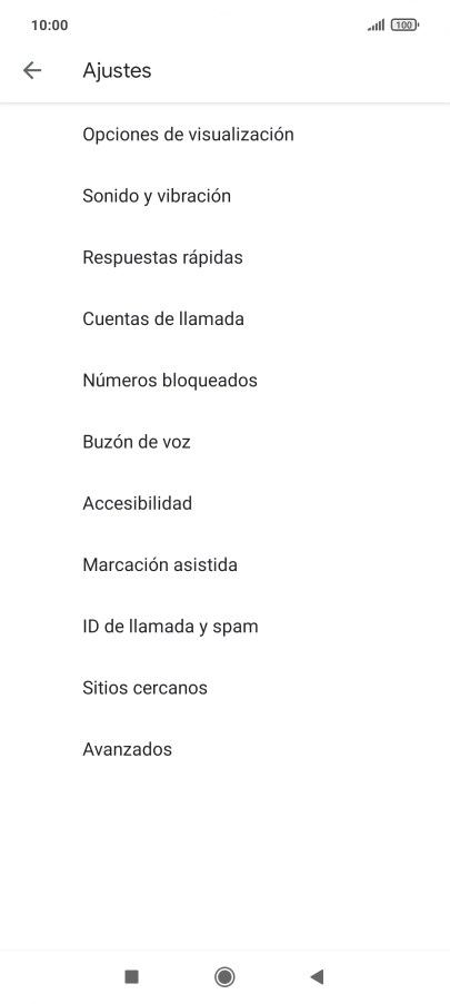 Pulsa Buzón de voz.