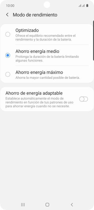 Pulsa la tecla de inicio para terminar y regresar a la pantalla de inicio.