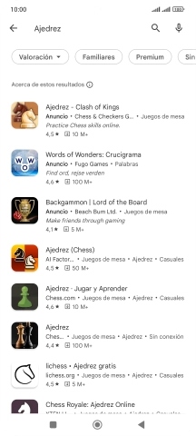 Pulsa la app deseada.