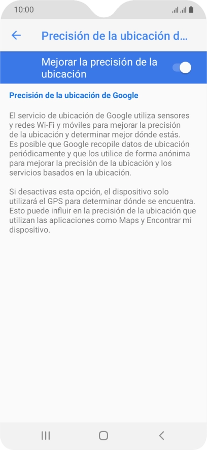 Si pulsas el indicador junto a 