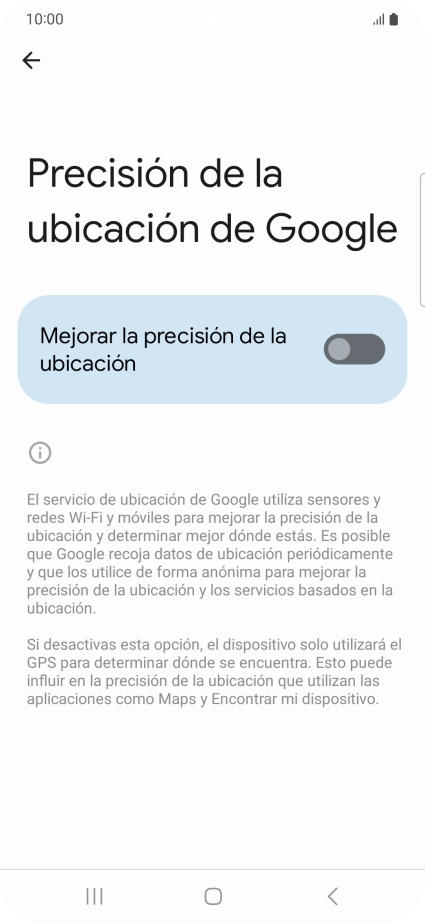 Si pulsas el indicador junto a 