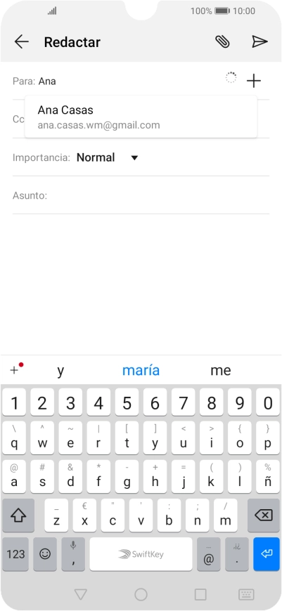 Pulsa el contacto deseado.