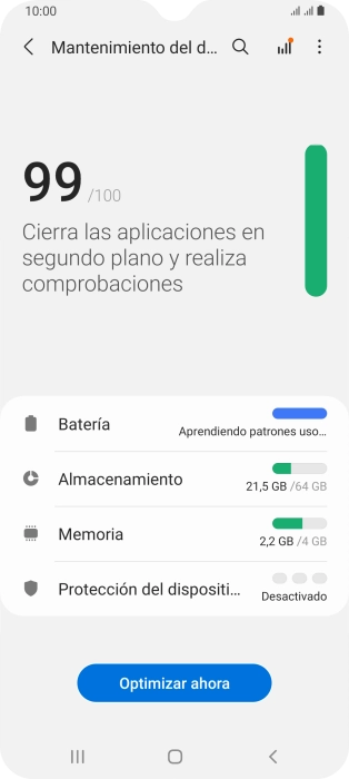 Pulsa Batería.