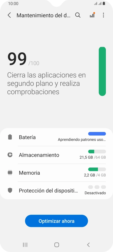 Pulsa Batería.