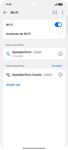 Desliza el dedo hacia arriba desde la parte inferior de la pantalla para terminar y volver a la pantalla de inicio.