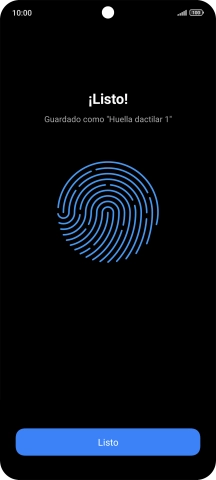 Pulsa Listo.