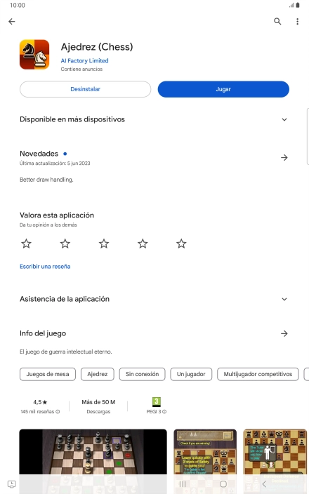 Pulsa Desinstalar.