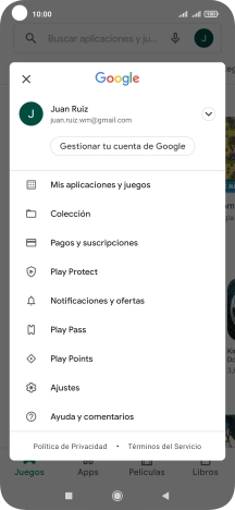 Pulsa Mis aplicaciones y juegos.