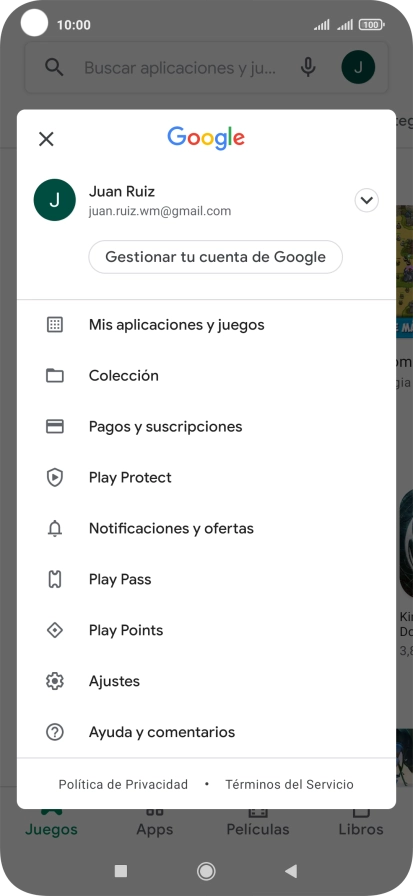 Pulsa Mis aplicaciones y juegos.