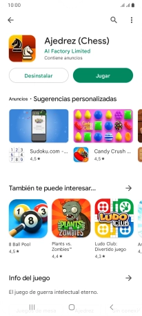 Pulsa la tecla de inicio para terminar y regresar a la pantalla de inicio.