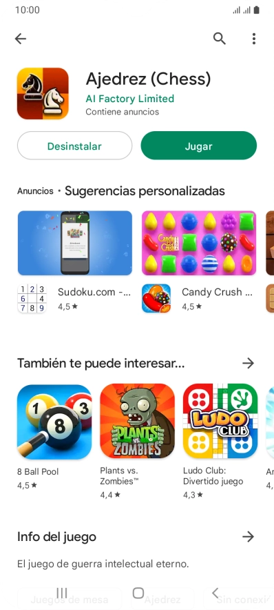 Pulsa la tecla de inicio para terminar y regresar a la pantalla de inicio.