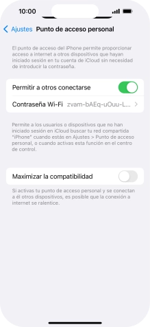 Desliza el dedo hacia arriba desde la parte inferior de la pantalla para terminar y volver a la pantalla de inicio.