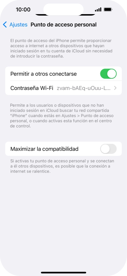 Desliza el dedo hacia arriba desde la parte inferior de la pantalla para terminar y volver a la pantalla de inicio.